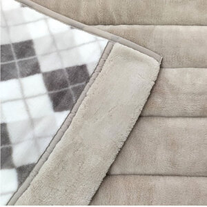 ＜掛敷セット＞吸湿発熱あったかボリューム毛布1枚&敷パッド1枚(シングル) JM-HTP-BE