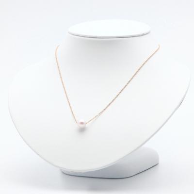 ふるさと納税 長崎市 あこや真珠(約9mm珠)スルーペンダント/K18イエローゴールド |  | 01