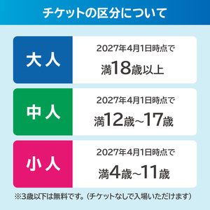 【電子チケット】GREEN×EXPO 入場チケット 特別割引券（中人） 横浜万博 横浜 SPC0001-5