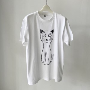 CAT T-SHIRT【Mサイズ／WHITE】 [h125]
