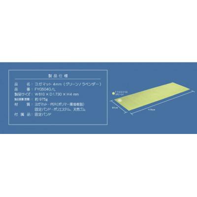 ふるさと納税 高槻市 ヨガマット 4mm グリーン/FYG504G |  | 03