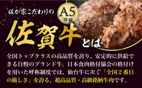 【6回定期便】佐が家 佐賀牛100% ハンバーグ 4個（140g×4個）/ナチュラルフーズ [UBH021] 牛肉 肉 ハンバーグ 加工品 冷凍 小分け 個包装