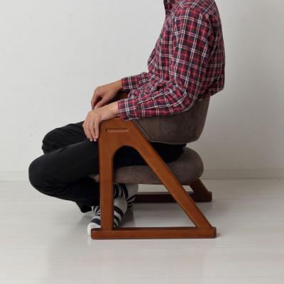 ふるさと納税 海南市 らくらく立ち上がり低座椅子　ブラウン |  | 03