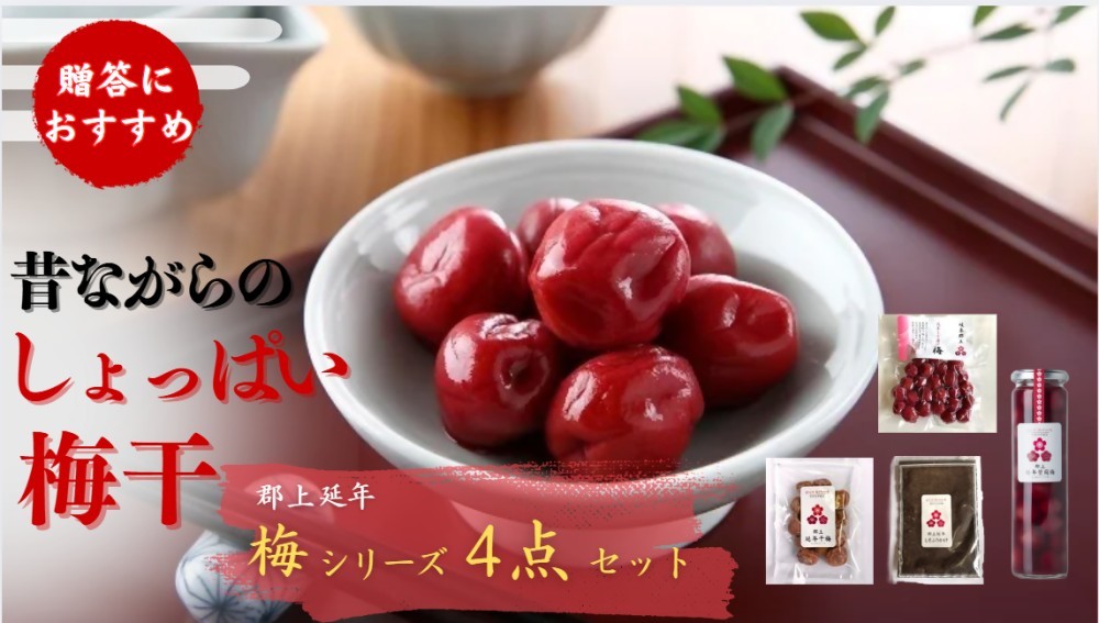 
郡上延年梅セット
