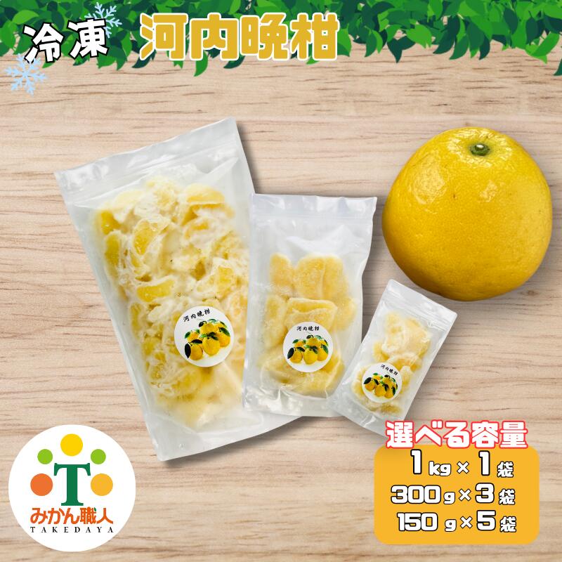 【ふるさと納税】冷凍 河内晩柑 750g 900g 1kg 小分け ( 果物 くだもの フルーツ 愛南ゴールド 和製グレープフルーツ おやつ 柑橘 かんきつ 冷凍 冷凍柑橘 冷凍みかん 夏 アイス スムージー シャーベット みかん職人武田屋 愛媛県 愛南町)