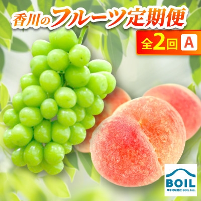 
                  ＜発送月固定定期便＞香川のフルーツ(2A)全2回【4083498】
                