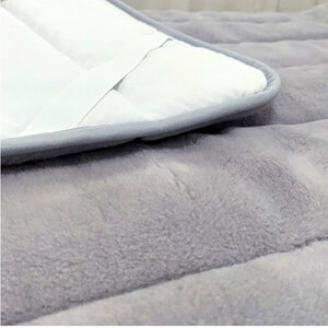 ＜シングルサイズ＞吸湿発熱あったかボリューム敷パッド グレー1枚 HTP-40S-GY