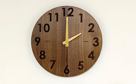 wood clock 280WN ｜ 壁掛け時計 木製