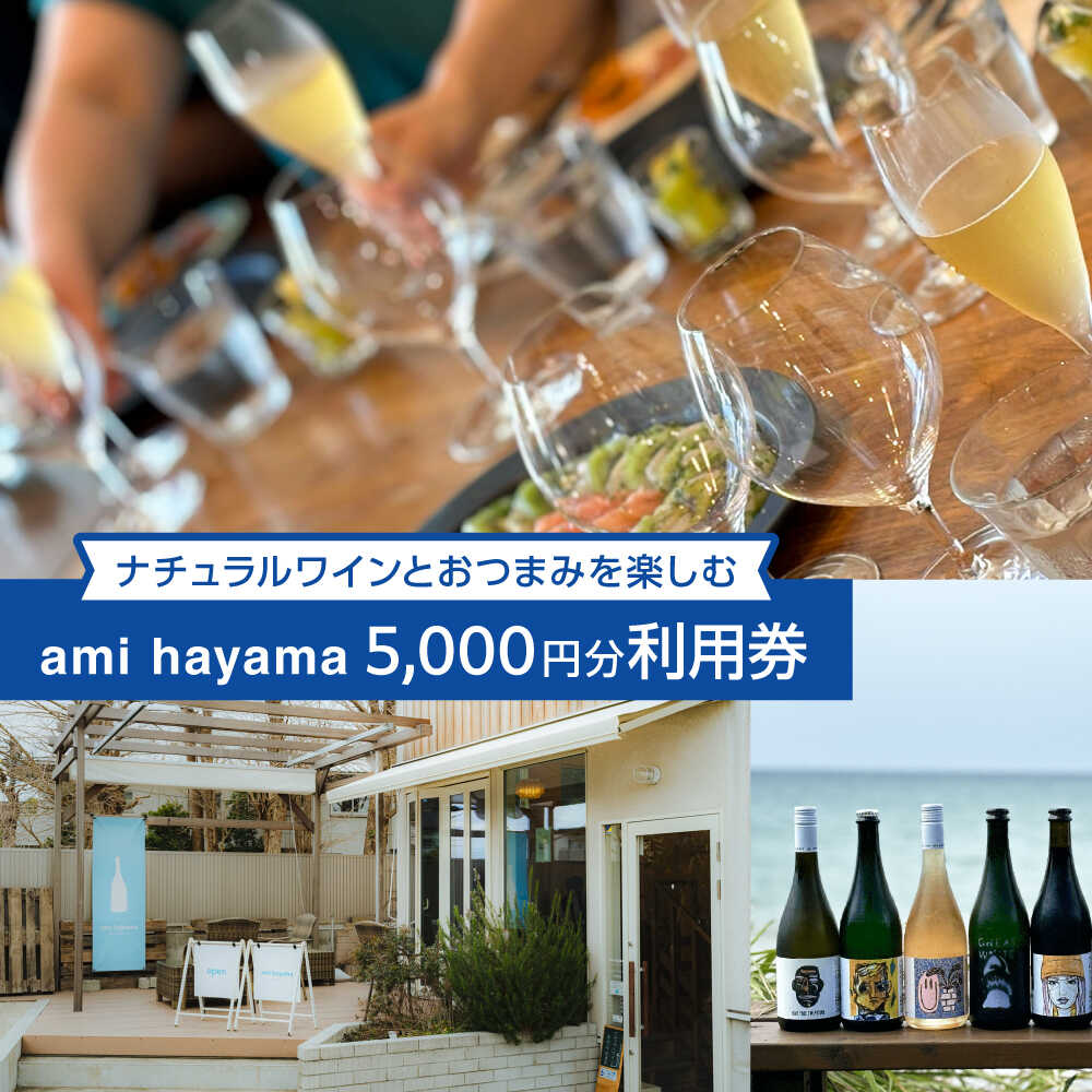 【ふるさと納税】ナチュラルワインとおつまみを楽しむ利用券 5,000円分【ami hayama】[ASBI004]
