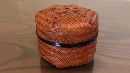 【限定1品】竹工芸品 平棗 工芸品 竹製品 限定 [BF001sa]