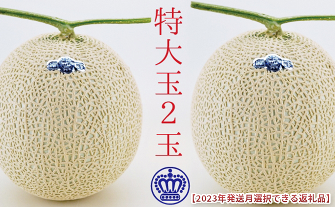 ★発送月選択できる返礼品★ 『クラウンメロン（白等級）