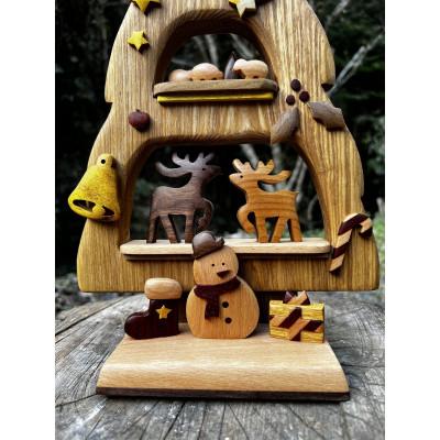 ふるさと納税 入間市 【インテリア】ウッディいるまの木製クリスマスツリー【ハンドメイド】 |  | 01