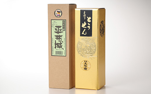 【藤岡地酒 松屋B】手造りとうせん純米大吟醸+平井城純米吟醸　720ml 2本【1390218】