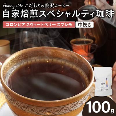 ふるさと納税 小牧市 スペシャルティ珈琲 コロンビア スウィートベリー スプレモ 100g/中挽き[137S16-02]