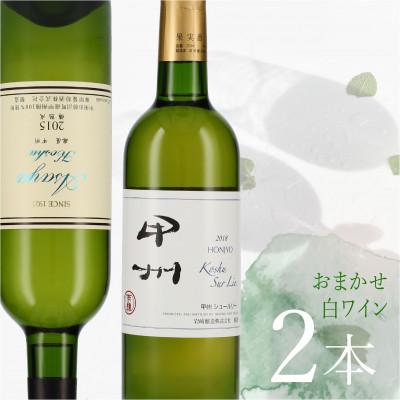 ふるさと納税 甲州市 甲州日和セレクション甲州市白ワイン2本セット(KB-002)