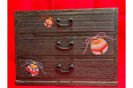 【箱長】A4サイズ三ッ引き出し