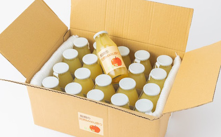 りんごジュース 完熟MARU搾り 180ml × 20本 サンふじ 果汁100% ストレート MARUYAMA農園 沖縄県への配送不可  飲料 果汁飲料 りんご リンゴ 林檎 ジュース 信州 2350