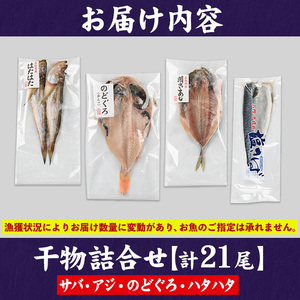 前浜干物セットＡ(計1kg) 国産 魚介 海鮮 海の幸 鯖 さば サバ 鯵 あじ アジ かれい カレイ のどぐろ ハタハタ 干物 干し物 地魚 冷凍 魚 塩サバ あじの開き 焼き魚 詰合わせ セット【