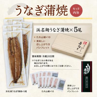 ふるさと納税 磐田市 浜名湖産 うなぎ蒲焼 5尾入り |  | 02