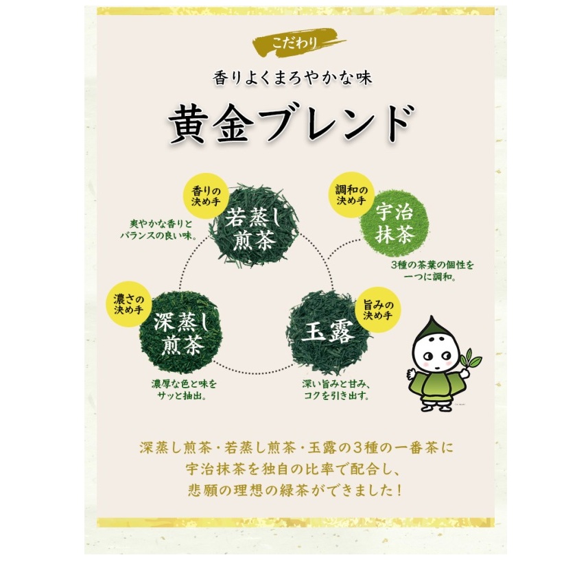 こいまろ茶3本入り(100g×3本)〈お茶 茶 緑茶 煎茶 宇治抹茶 宇治 深むし 深蒸し茶 若蒸し茶 玉露 モンドセレクション 金賞 まろやか 加工食品 飲料〉_イメージ2