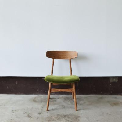 ふるさと納税 小野市 ダイニングチェア　01　オーク　モケットグリーン |  | 01