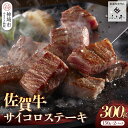 【ふるさと納税】【厳選肉専門店 ふじ匠】佐賀牛サイコロステーキ【肉 牛肉 ブランド牛 黒毛和牛 サーロイン ふるさと納税】(H114101)