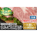 【ふるさと納税】北海道 こだわりの美深和牛1頭分（冷凍）5分割して月1回お届け　【定期便・お肉・牛肉・サーロイン・焼肉・バーベキュー】