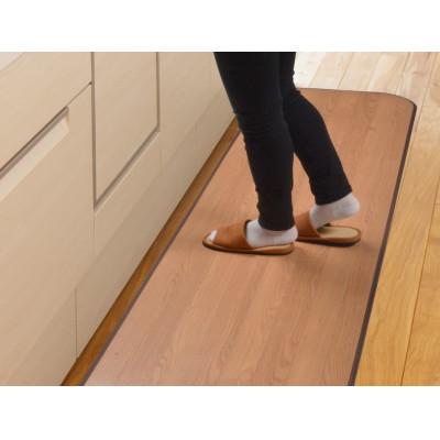 ふるさと納税 泉大津市 日本製　撥水・消臭・抗菌　キッチンマット　約45×240cm　ベージュ　350114665型