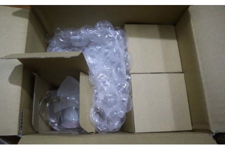 [F239]重ねてしまえる耐熱ガラス製カップ（3個）