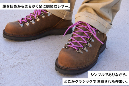 DANNER 紳士靴 マウントリッヂ ロー BROWN ブラウン【24.5cm】 [STUMPTOWN渋谷店 石川県 志賀町 sk17jkf70291-1]