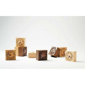【ギフト用】旭川家具　コサイン　MUKU時計（小）メープル|時計_00637