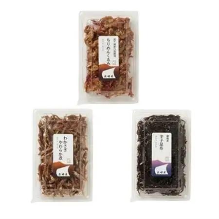 【湖の幸・海の幸】霞ヶ浦と国内産原料を使った佃煮3種セット 化粧箱入り_魚介・海産物 しらす・ちりめん  シラス チリメン  魚介・海産物   _【配送不可地域：離島・沖縄県】【1619695】