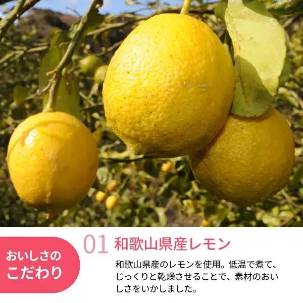 和歌山県産 ドライフルーツ  レモン  22g×2袋 / レモン おやつ 小腹 お菓子 健康【kng025-1】