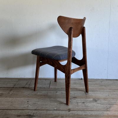 ふるさと納税 富田林市 Karl Dining Chair リボン グレー ダークブラウンフレーム【SWOF】 |  | 02