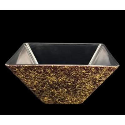 ふるさと納税 海南市 角小鉢(マット仕上げ)M　赤溜 |  | 01