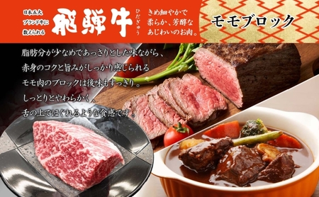飛騨牛 モモ ブロック 和牛 飛騨牛【300g×2P】【冷凍】