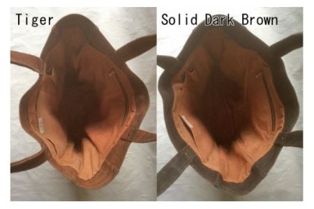大柿鞄　Heavy Duty Tote Bag（柿渋で染めた鞄）Solid　Dark　Brown