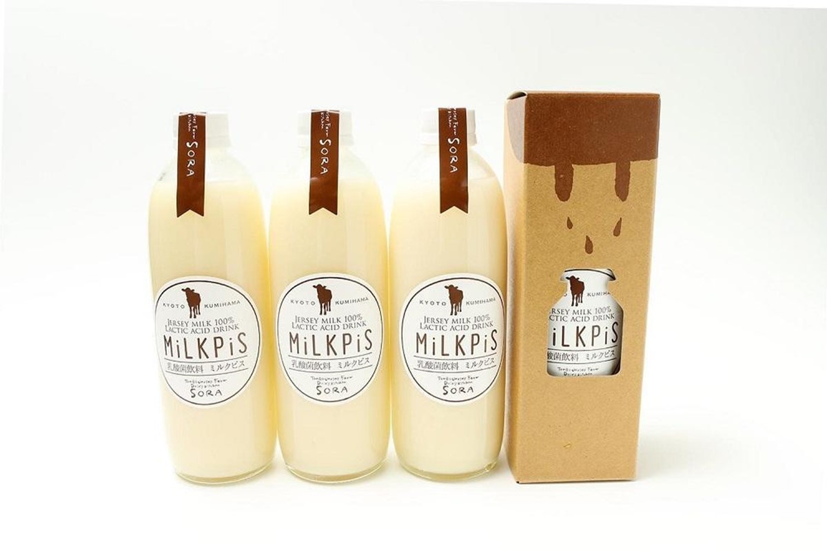 
                  ジャージーミルクピス(500ml×4本セット)化粧箱入 ミルクピス 乳製品 丹後ジャージー牧場 ミルク工房そら ジャージー牛乳の美味しさ広がる 乳酸菌ドリンク 乳酸菌飲料　TJ00017
                