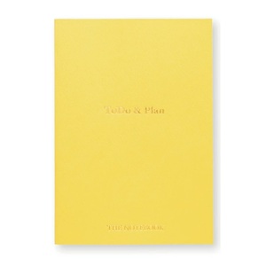 SZ0273　ToDo＆Plan　タスク管理ノート A5 サイズ【イエロー】