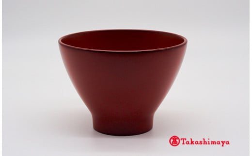 輪島漆器〈輪島キリモト〉すぎ椀・中（本朱） [高島屋選定品]