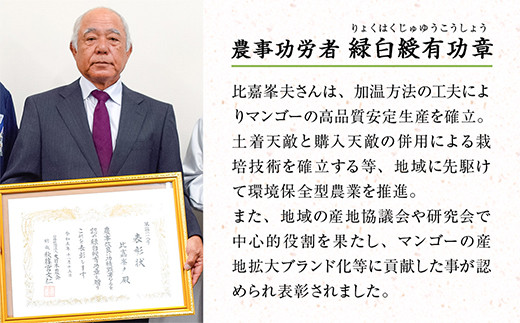 【限定20セット】今帰仁マンゴー「匠」2kg【2025年7月～8月上
