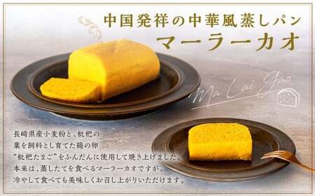長崎 マーラーカオ 2種セット 300g×2本 ／ 中華 中華菓子 蒸しパン 蒸しカステラ おまかせ スイーツ デザート 長崎県 長崎市