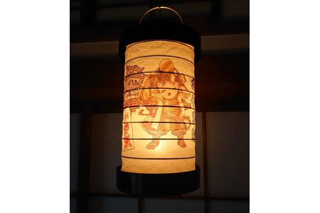 ゆらぎLEDちょうちん　北条氏康（三代）【ゆらぎ 提灯 ちょうちん LED電球 和紙 やわらかい灯り 最新技術 ゆらぐＬＥＤ電球 炎のよう 小田原型ちょうちん リアルキャンドルLEDランプ 神奈川県 小田原市 提灯 提灯 提灯 提灯 提灯】