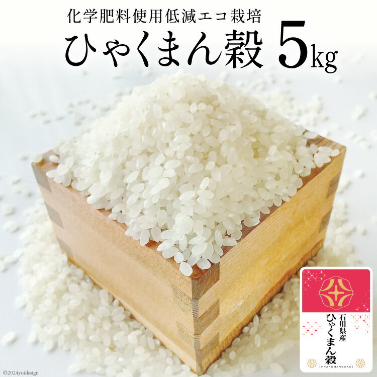 【ふるさと納税】 【期間限定発送】 米 令和7年 ひゃくまん穀 精米 5kg [みどりの波 石川県 宝達志水町 38601255] お米 こめ コメ 5キロ 白米 ひゃくまんごく 美味しい レビューキャンペーン