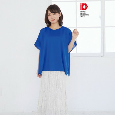 【ふるさと納税】モーハウスの防災授乳服(吸水速乾Tシャツ)(ブルー)【配送不可地域：離島・沖縄県】【1590252】