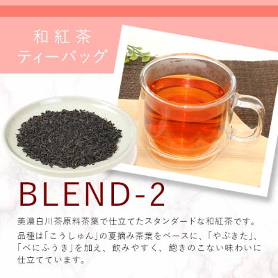ふるさと納税 東白川村 和紅茶ティーバッグ Blend-2 8個 東白川村産 岐阜県産 特選 和紅茶 紅茶 ティーバッグ |  | 01