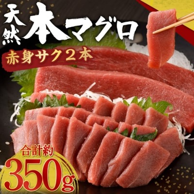 天然本まぐろ 赤身サク 2～3本 合計約350g 【日時指定可】 刺身 お刺し身 柵 マグロ 鮪 ちらし寿司 手巻き寿司 おかず 海鮮丼 マグロ丼 マグロ漬け丼 魚介類 真空パック 父の日 惣菜 訳あり 規格外 高豊丸 冷凍