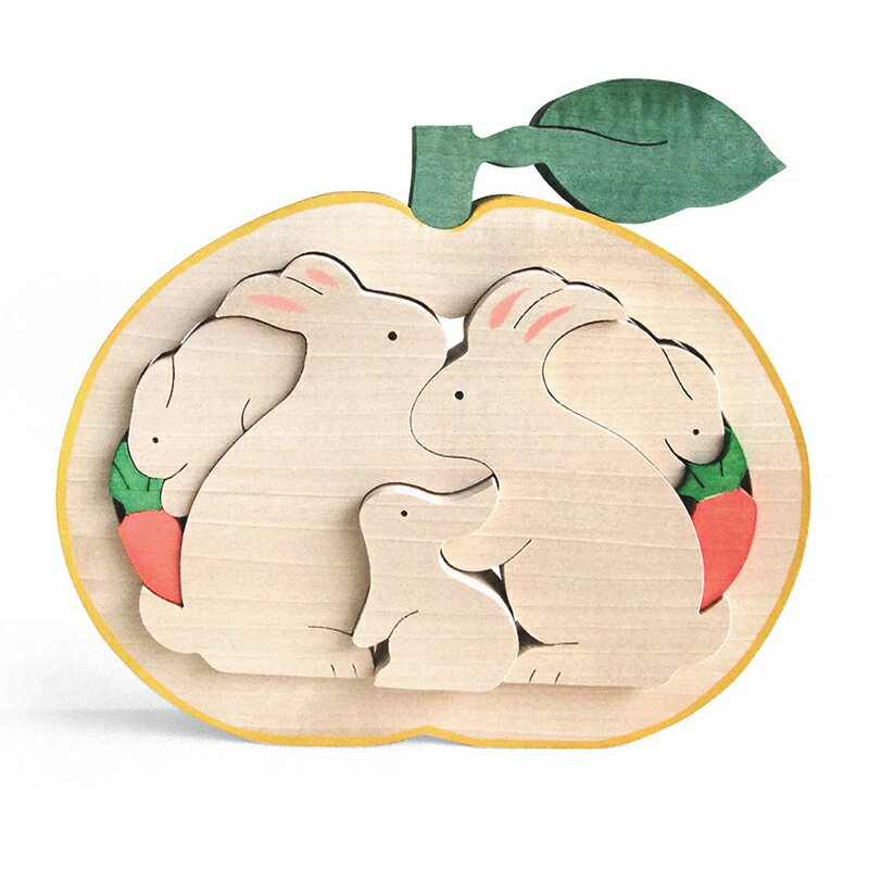 【ふるさと納税】萩・十二支の夏みかん 専用飾り台付（うさぎ）