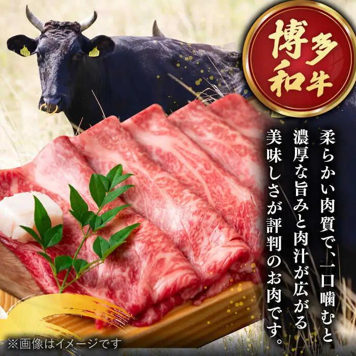 【 厳選 部位】 博多和牛 サーロイン しゃぶしゃぶ すき焼き 用 500g 桂川町/株式会社 MEAT PLUS [ADAQ081] 人気 肉 和牛 高級 特選和牛 稀少肉 上位ランク すきやき す