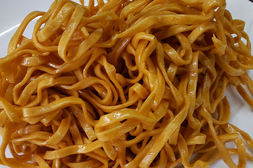 【美らキャロット麺使用】こだわり麺のてびちそば　3食セット